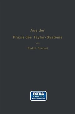 Cover Aus der Praxis des Taylor-Systems (eBook, PDF)