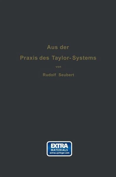 Aus der Praxis des Taylor-Systems (eBook, PDF)