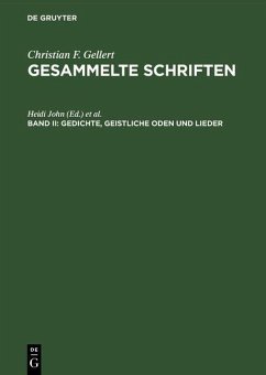 Gedichte, Geistliche Oden und Lieder (eBook, PDF)