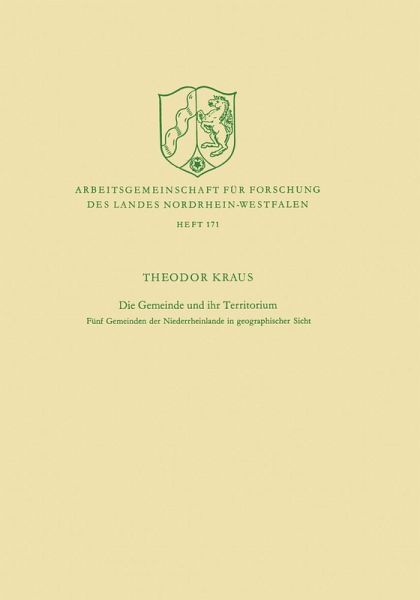 Die Gemeinde und ihr Territorium (eBook, PDF) Die Gemeinde und ihr Territorium (eBook, PDF)