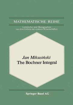 The Bochner Integral (eBook, PDF) - Mikusinski, J.