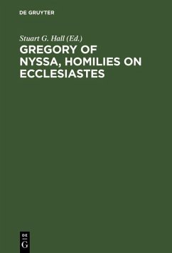 Gregory of Nyssa, Homilies on Ecclesiastes (eBook, PDF)