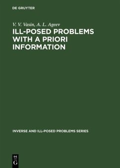 Cover Ill-Posed Problems with A Priori Information (eBook, PDF)