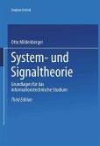 System- und Signaltheorie (eBook, PDF)