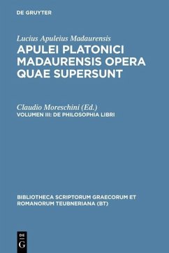 De philosophia libri (eBook, PDF) - Madaurensis, Apuleius Platonicus