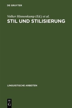 Stil und Stilisierung (eBook, PDF)