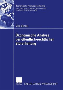 Cover Ökonomische Analyse der öffentlich-rechtlichen Störerhaftung (eBook, PDF)