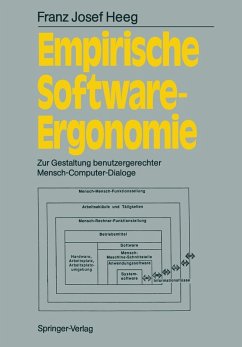 Empirische Software-Ergonomie (eBook, PDF) - Heeg, Franz J.