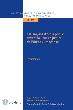 Cover Les moyens d'ordre public devant la Cour de justice de l'Union européenne (eBook, ePUB)