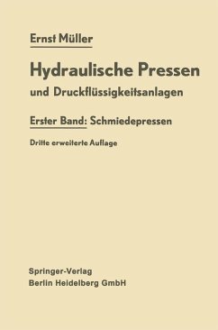 Hydraulische Pressen und Druckflüssigkeitsanlagen (eBook, PDF) - Müller, Ernst