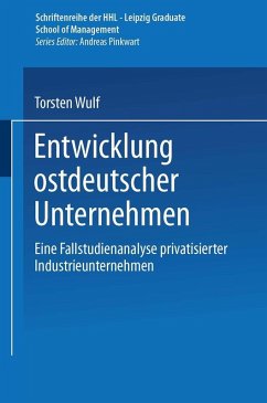 Entwicklung ostdeutscher Unternehmen (eBook, PDF) - Wulf, Torsten