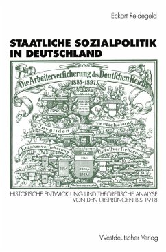 Cover Staatliche Sozialpolitik in Deutschland (eBook, PDF)