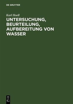 Cover Untersuchung, Beurteilung, Aufbereitung von Wasser (eBook, PDF)