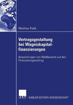 Vertragsgestaltung bei Wagniskapitalfinanzierungen (eBook, PDF) - Pytlik, Matthias