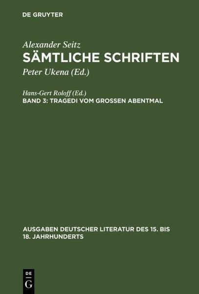 Tragedi vom Großen Abentmal (eBook, PDF)