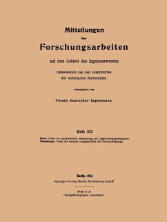 Mitteilungen über Forschungsarbeiten auf dem Gebiete des Ingenieurwesens (eBook, PDF) - Riehm, Wilhelm; Wieselsberger, Carl