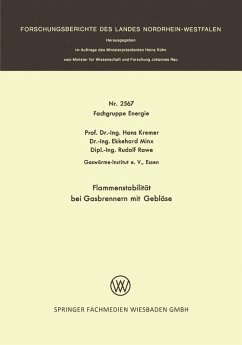 Flammenstabilität bei Gasbrennern mit Gebläse (eBook, PDF) Cover Flammenstabilität bei Gasbrennern mit Gebläse (eBook, PDF)