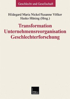 Cover Transformation - Unternehmensreorganisation - Geschlechterforschung (eBook, PDF)