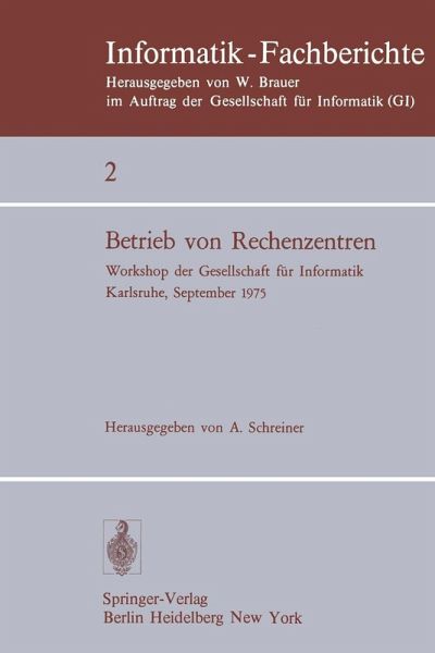Betrieb von Rechenzentren (eBook, PDF)