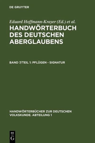 Pflügen - Signatur (eBook, PDF)