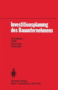 Investitionsplanung des Bauunternehmens (eBook, PDF) - Gareis, R.