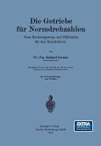 Die Getriebe für Normdrehzahlen (eBook, PDF)