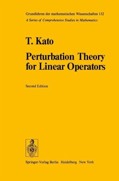 Perturbation Theory for Linear Operators (eBook, PDF) - Kato, Tosio