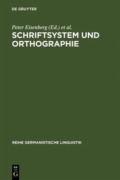 Cover Schriftsystem und Orthographie (eBook, PDF)