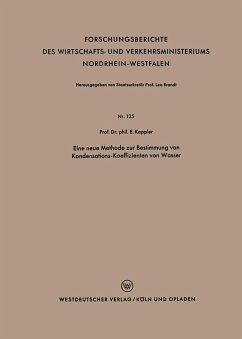 Eine neue Methode zur Bestimmung von Kondensations-Koeffizienten von Wasser (eBook, PDF) - Kappler, Eugen