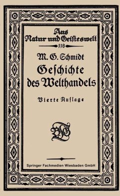 Geschichte des Welthandels (eBook, PDF) - Schmidt, Mar Georg