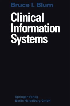 Clinical Information Systems (eBook, PDF) - Blum, Bruce I.