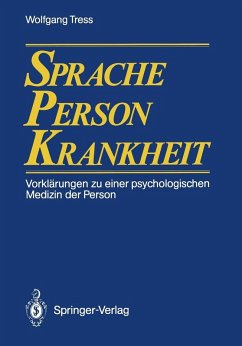 Sprache - Person - Krankheit (eBook, PDF) - Tress, Wolfgang