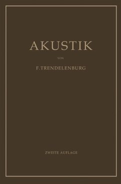 Einführung in die Akustik (eBook, PDF) - Trendelenburg, F.