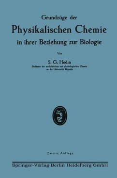 Grundzüge der Physikalischen Chemie in ihrer Beziehung zur Biologie (eBook, PDF) - Hedin, Sven Gustaf
