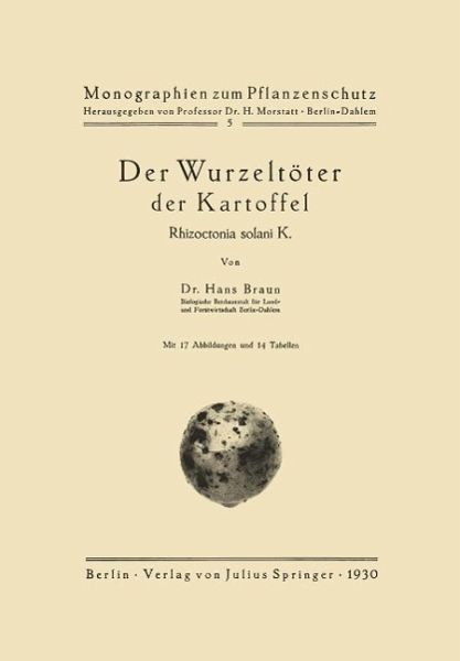 Der Wurzeltöter der Kartoffel (eBook, PDF)