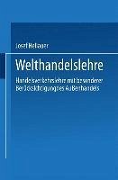 Welthandelslehre (eBook, PDF) - Hellauer, Josef
