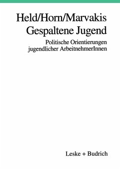 Gespaltene Jugend (eBook, PDF) - Held, Josef; Horn, Hans-Werner; Marvakis, Athanasios