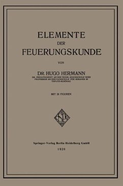 Cover Elemente der Feuerungskunde (eBook, PDF)