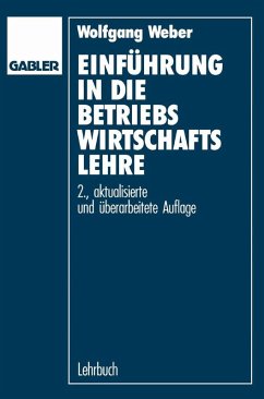 Einführung in die Betriebswirtschaftslehre (eBook, PDF) - Weber, Wolfgang