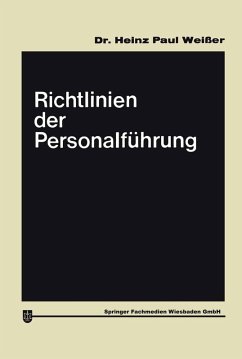 Cover Richtlinien der Personalführung (eBook, PDF)