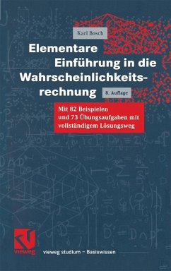 Elementare Einführung in die Wahrscheinlichkeitsrechnung (eBook, PDF) - Bosch, Karl
