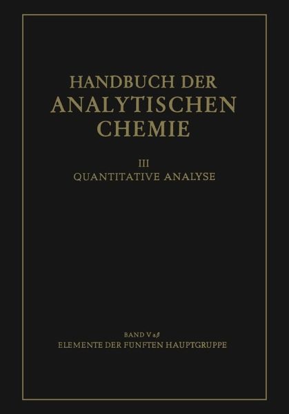 Elemente der Fünften Hauptgruppe (eBook, PDF)