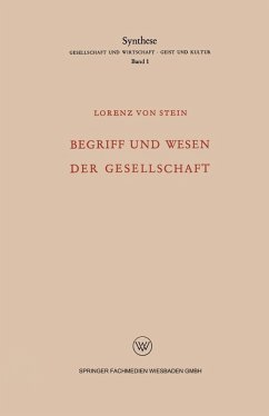 Cover Begriff und Wesen der Gesellschaft (eBook, PDF)