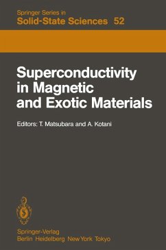 Cover Superconductivity in Magnetic and Exotic Materials (eBook, PDF)