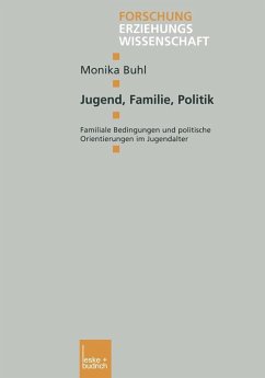 Cover Jugend, Familie, Politik (eBook, PDF)