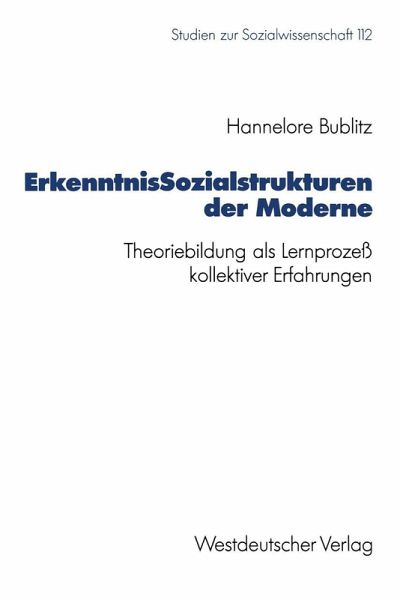 ErkenntnisSozialstrukturen der Moderne (eBook, PDF)