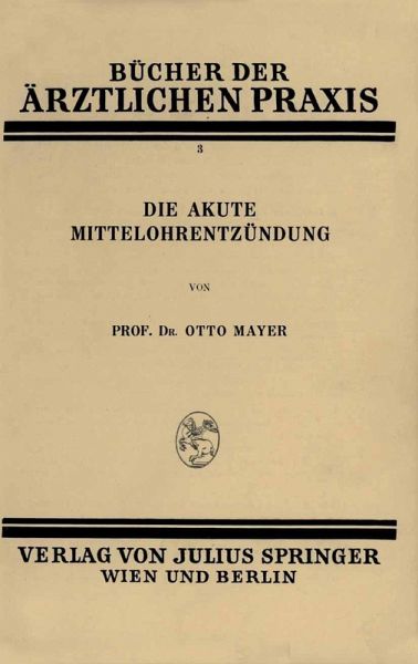 Die Akute Mittelohrentzündung (eBook, PDF)