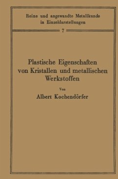 Cover Plastische Eigenschaften von Kristallen und metallischen Werkstoffen (eBook, PDF)