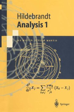 Analysis (eBook, PDF) - Hildebrandt, Stefan
