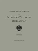 Verzeichnis der Veröffentlichungen aus der Physikalisch-Technischen Reichsanstalt (eBook, PDF)